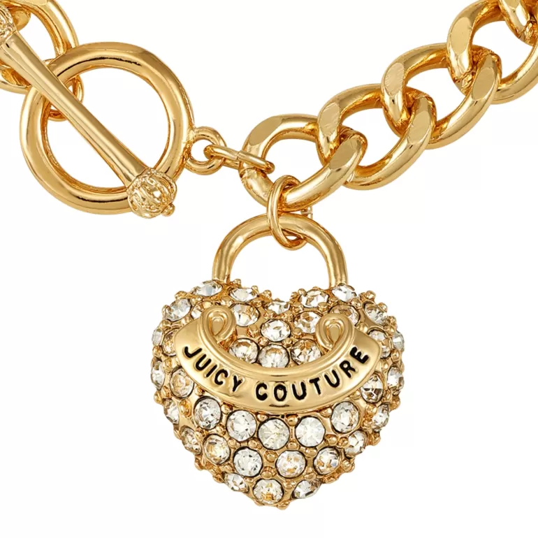 Juicy Couture Bling Heart Toggle Armbånd> Armbånd