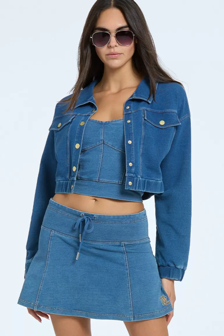Juicy Couture Brodert Strikket Dongerijakke>Kvinner Hettegensere Og Jakker