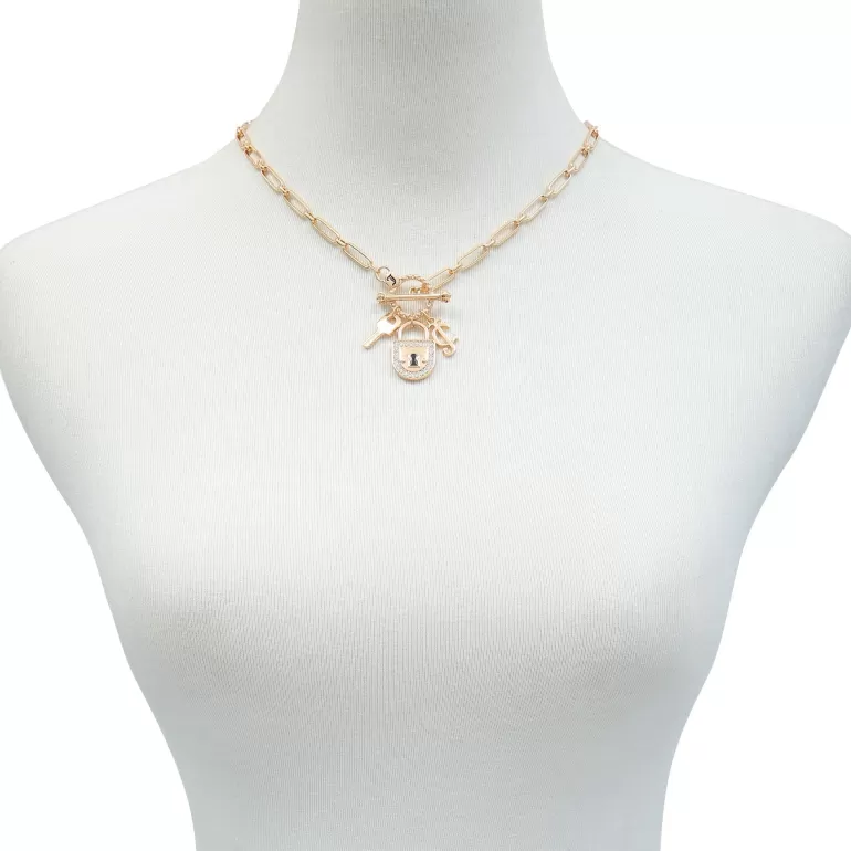 Juicy Couture Charmed Lock Halskjede> Halskjeder