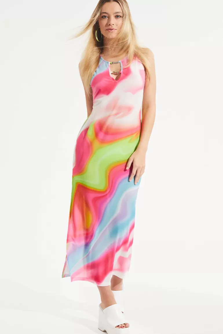 Juicy Couture Mesh Swirl Maxikjole>Kvinner Kjoler Og Jumpsuiter