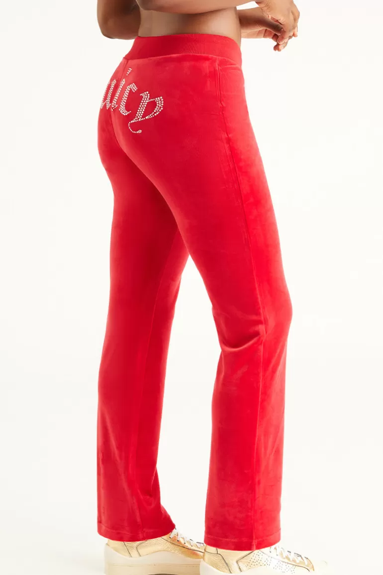 Juicy Couture Og Big Bling Velour Treningsbukser>Kvinner Joggebukser