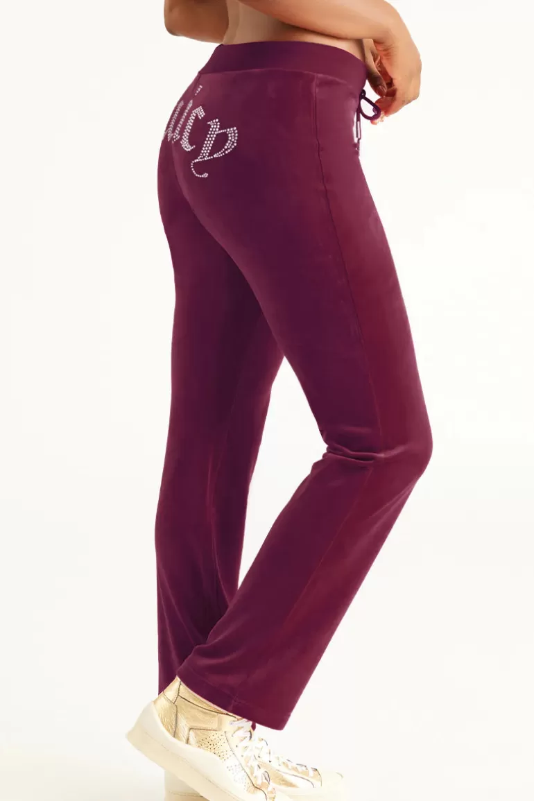Juicy Couture Og Big Bling Velour Treningsbukser>Kvinner Joggebukser
