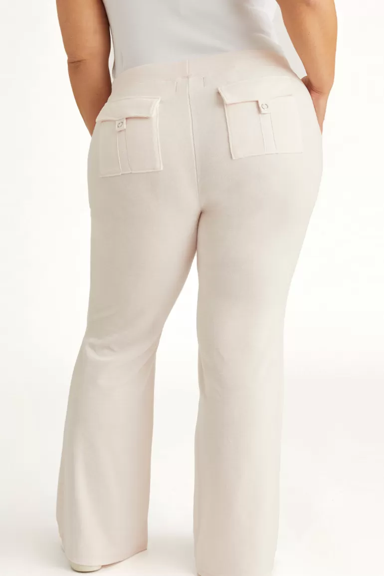 Juicy Couture Plus-Size Hollywood Snap Pocket Treningsbukser I Bomull Og Velour>Kvinner Plus-Size