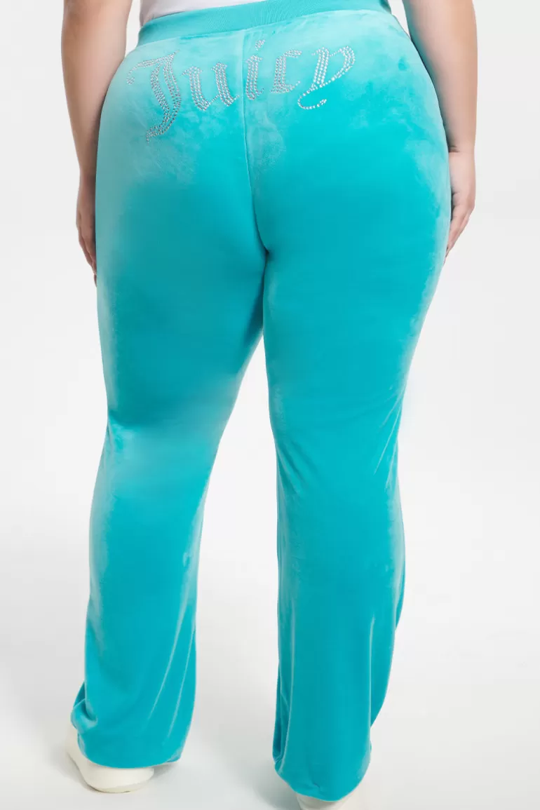 Juicy Couture Plus-Size Og Big Bling Velour Treningsbukser>Kvinner Plus-Size