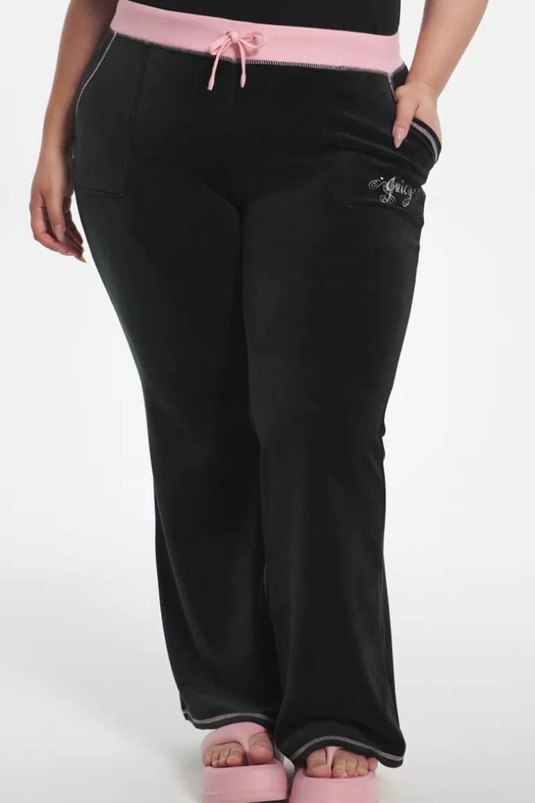 Juicy Couture Plus-Size Sweetheart Bomull Velour Treningsbukser>Kvinner Plus-Size
