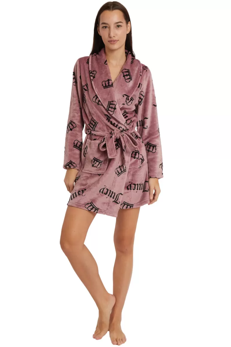 Juicy Couture Sjalkrage I Plysj>Kvinner Kåper